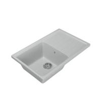 Мойка ML-GM19 с крылом, серая (310),  495 750 200мм