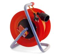 Удлинитель силовой на катушке 30м LUX К1-0-30 ПВС 2 1 ,выносная розетка