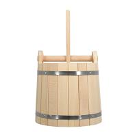 Кадка для воды и заготовки солений 10 л. с замком и гнётом липа,  Банные штучки