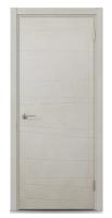 Дверное полотно Дизо 2  800 2000 ПВХ Бетон бежевый Дизо 8 Бетон графит с вертикалью
