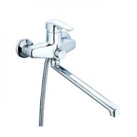 SWZ7-A (LUX-A182) Cмеситель  для ванны  с плоским поворотным изливом встр. перекл.