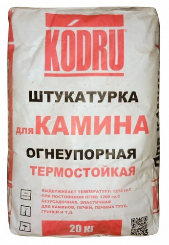 Штукатурка  для КАМИНА  20 кг Кодру