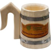 Кружка бондарная 1л.  Банные штучки  (5)