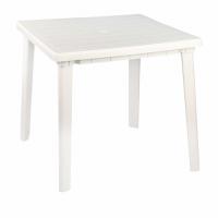 Стол квадратный (800*800*740) белый М2593