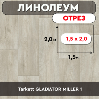 линолеум Tarkett GLADIATOR MILLER 1 ОТРЕЗ 1,5м 2м