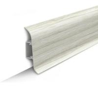 Плинтус IDEAL КЛАССИК 267 Клен беленый с сил. краем и каб. каналом 2,2м