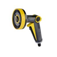 Пистолет д полива 6 функций + фитинг аквастоп, метал (HK3015-25-6AS) Hanskonner