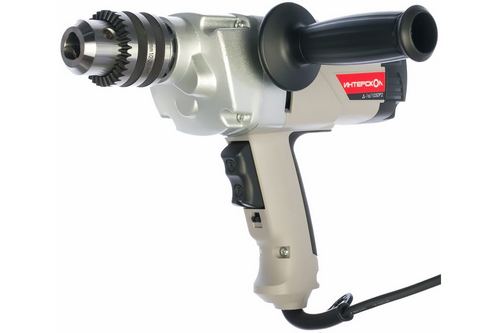 Дрель Д-16/1050Р (Р2) (1050Вт,550об/мин, металич.корпус редуктора) ИНТЕРСКОЛ