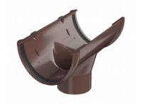 Воронка жёлоба водосток ПВХ (корич) ТЕХНОНИКОЛЬ