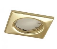 Светильник встраиваемый WL-159M 1 50W GU5.3 золото квадратн. АКЦЕНТ