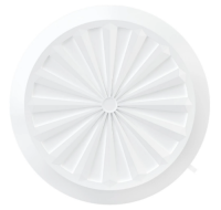 10RKU Решетка с жалюзи  регулируемая  универсальная d 90-160 (Эра)