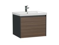 Тумба подвесная GRANDE 60 черный орех (под COMO60) CERSANIT