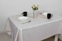 .Клеенка 140см PU Shine Ромб золото 478-1