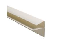 Молдинг F белый 3м (АЛЬТА-ПРОФИЛЬ)