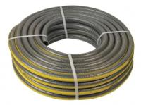 Шланг поливочный неперекручивающийся, 3 4 черно-желтый