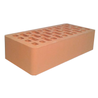 САРАТОВ_РИМКЕР Кирпич керамический одинарный  ПЕРСИК  250 120 65 Саратов (480шт п, 2,6кг)