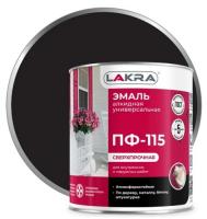 Эмаль ПФ-115 черная 2,8 кг ЛАКРА