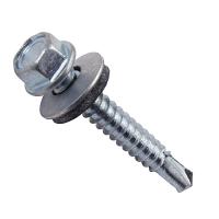 6,3*64 Саморез кровельный по металлу с шайбой цинк