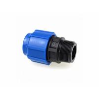 Муфта переход. ПЭ с нар. труб. резьбой 20х1 2'' (обж.