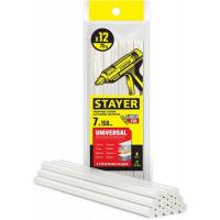 Тубы для клеевого пистол., диам. 7мм 150мм, прозрачные (12шт)