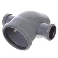 .Отвод 110 - 87  РР с отводом 50 левый +правый ПОЛИТЭК