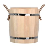 Запарник 9л. с крышкой  Слегким паром  липа   Банные штучки