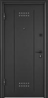 Дверь входная метал.  TOREX  DELTA PRO MP 950 2050 L (т.сер.букле,DL-2,листв.бел,DМ,хром.к,)