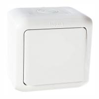 Выключатель 1-кл. ОП 10АХ QUTEO  IP44  белый 782300 LEGRAND