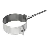 Крепление трубы ф100мм саморез 8*140 белый (RAL9003) ВЕГАСТОК