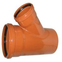 160 тройник на 110 угол 45  наруж.