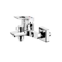 MILARDO ATLANTIC Смеситель для ванны корот. изливом с керамическим дивертором АTLSBС0M02