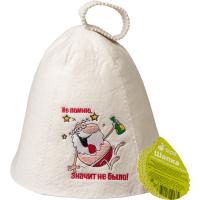 Шапка  Не помню, значит не было   Банные штучки  войлок 100% (20)