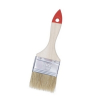 Кисть плоская “Классик-Стандарт”, натуральная щетина, дер. рук., 63мм T4P