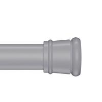 Карниз для ванной серый 110-200см SRC0120i14 IDDIS