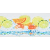Декоративное панно 0,6м 3м 1,5мм  Фрукты в воде