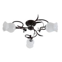 ,Люстра потолочная 10076 3CF+CR WT