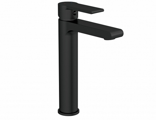 Смеситель для раковины высокий CERSANIT BRASKO BLACK 63111 однорычажный