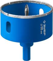 29850-68 Коронка алмазная по кафелю и стеклу, d 68мм, зерно Р60,в сборе с центрир.сверлом и имбус.кл