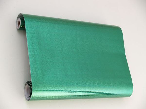 Пленка самоклеящаяся 0,45 8 м  М015С галография зеленая