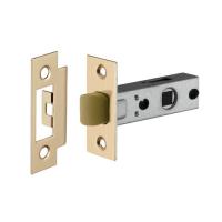 Защелка врезная PLASTLP45-8 (LP45-8) SSG сатин.золото (60115) AJAX