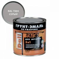 Грунт-эмаль по ржавчине Серая 0,75л ( RAL 7004 )DALI Рогнеда