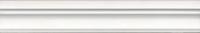 Бордюр Багет Синтра белый матовый обрезной 40x7,3x27 BLF008R