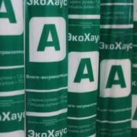 ЭкоХаус A (35м2) влаго-ветроизоляция стен дома и скатных крыш с внешней стороны
