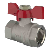 Кран шар. 1 2  Вн-Вн баб. V&G-102101