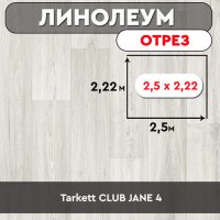 ,линолеум Tarkett CLUB JANE 4 ОТРЕЗ 2,5м*2,22м