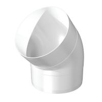 10ККП45 Колено пластик 45гр круг.канала d100 (Эра)