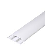 Наличник ПВХ с кабель каналом 001- Белый