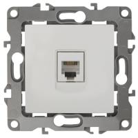 Розетка телефонная RJ11, IP20, Эра12, слоновая кость12-3105-02