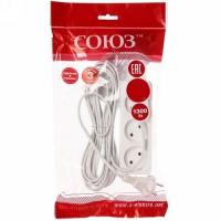 Удлинитель ТМ СОЮЗ 3 гн. ПВС 2 1 3м