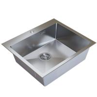 Мойка настол.монтаж 60х50 (3,0) вып 3 1/2  MIXLINE PRO с ФАСКОЙ 22см с сифоном (сатин)